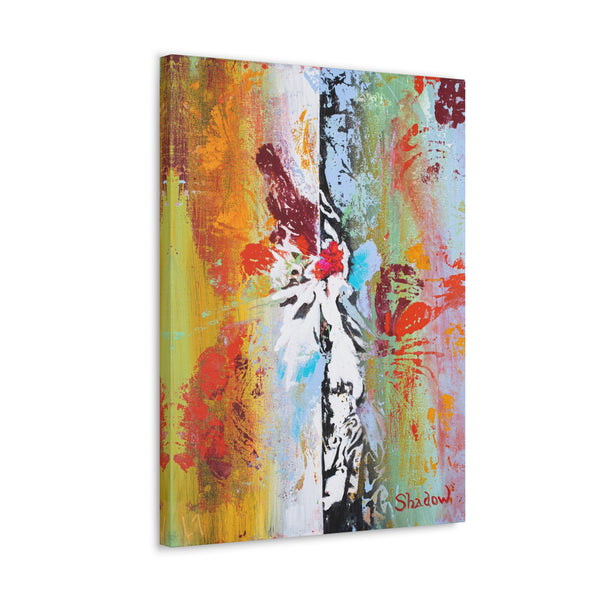 Print, Abstract Art, Folk Art, Painting, Canvas Print, Art Print, Canvas Gallery Wraps, "Smells so Good"