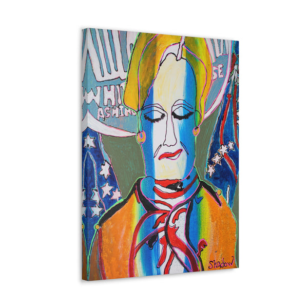Print, Abstract Art, Folk Art, Painting, Canvas Print, Art Print, Canvas Gallery Wraps, "Deborah"