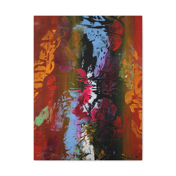 Print, Abstract Art, Folk Art, Painting, Canvas Print, Art Print, Canvas Gallery Wraps, "Aloha"