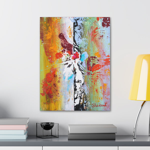 Print, Abstract Art, Folk Art, Painting, Canvas Print, Art Print, Canvas Gallery Wraps, "Smells so Good"