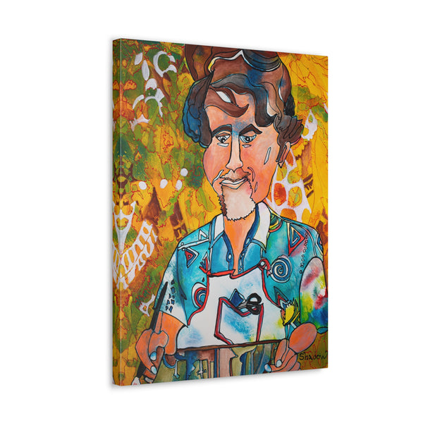 Print, Abstract Art, Folk Art, Painting, Canvas Print, Art Print, Canvas Gallery Wraps, "My Friend"