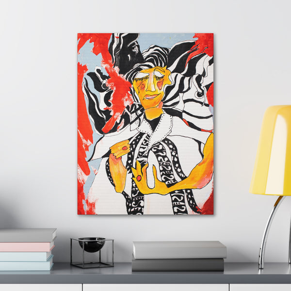 Print, Abstract Art, Folk Art, Painting, Canvas Print, Art Print, Canvas Gallery Wraps, "Magic"