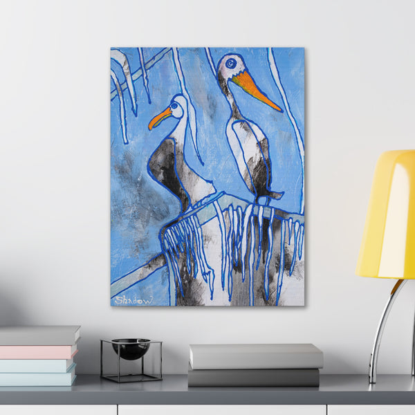 Print, Abstract Art, Folk Art, Painting, Canvas Print, Art Print, Canvas Gallery Wraps, "Thanksgiving"
