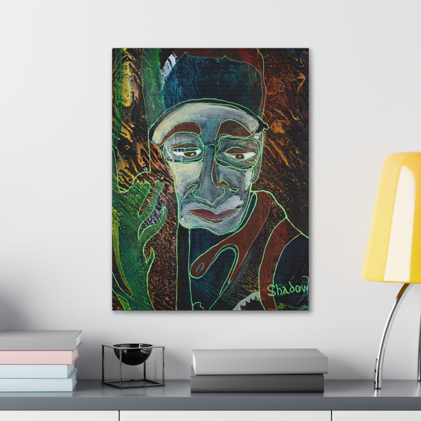 Print, Abstract Art, Folk Art, Painting, Canvas Print, Art Print, Canvas Gallery Wraps, "Tree Hugger"