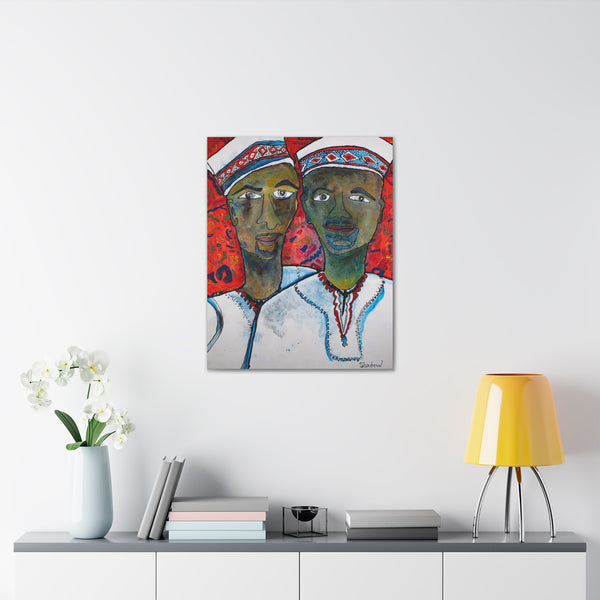 Print, Abstract Art, Folk Art, Painting, Canvas Print, Art Print, Canvas Gallery Wraps, "Resolution"