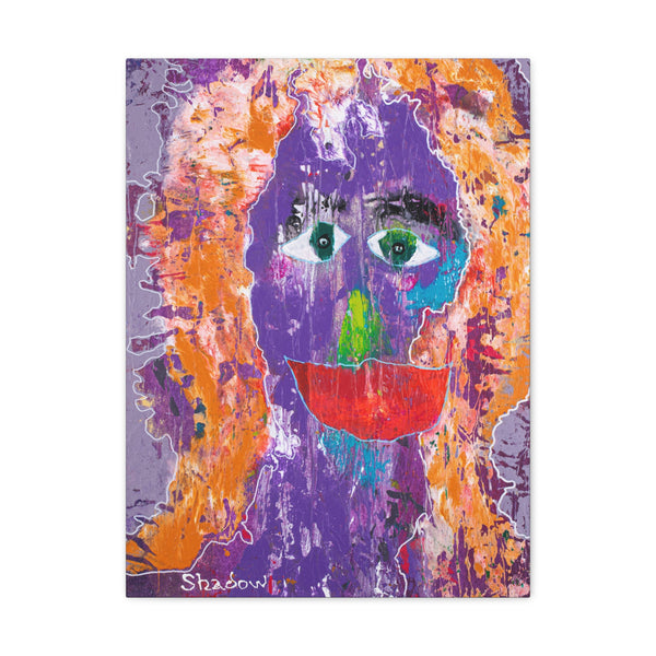 Print, Abstract Art, Folk Art, Painting, Canvas Print, Art Print, Canvas Gallery Wraps, "The Care Taker"