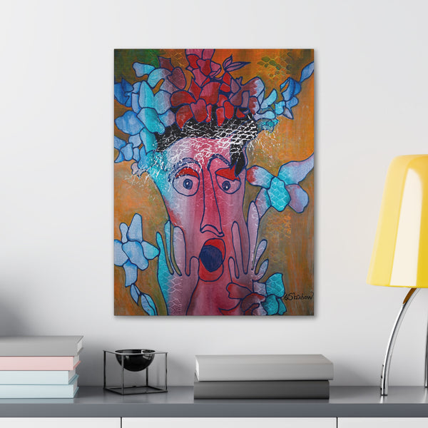 Print, Abstract Art, Folk Art, Painting, Canvas Print, Art Print, Canvas Gallery Wraps, "Wonder"