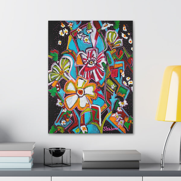 Print, Abstract Art, Folk Art, Painting, Canvas Print, Art Print, Canvas Gallery Wraps, "Mother's Day"