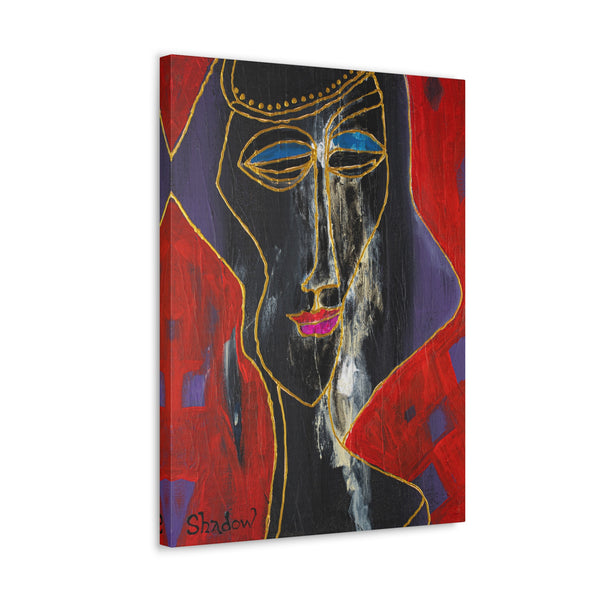 Print, Abstract Art, Folk Art, Painting, Canvas Print, Art Print, Canvas Gallery Wraps, "The Crush"