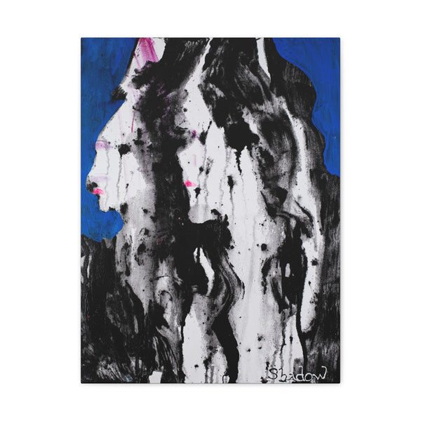 Print, Abstract Art, Folk Art, Painting, Canvas Print, Art Print, Canvas Gallery Wraps, "Border Ladies"