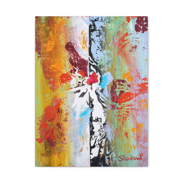 Print, Abstract Art, Folk Art, Painting, Canvas Print, Art Print, Canvas Gallery Wraps, "Smells so Good"
