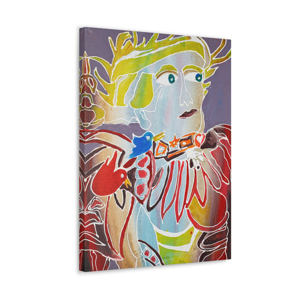 Print, Abstract Art, Folk Art, Painting, Canvas Print, Art Print, Canvas Gallery Wraps, "Pride and Prejudice"