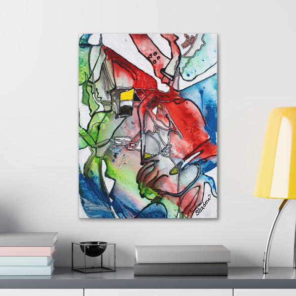 Print, Abstract Art, Folk Art, Painting, Canvas Print, Canvas Gallery Wraps