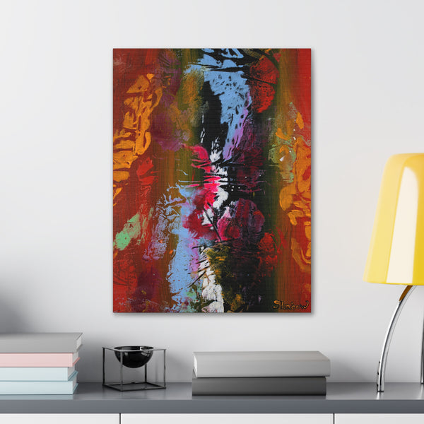Print, Abstract Art, Folk Art, Painting, Canvas Print, Art Print, Canvas Gallery Wraps, "Aloha"