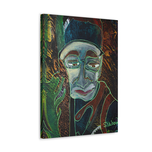 Print, Abstract Art, Folk Art, Painting, Canvas Print, Art Print, Canvas Gallery Wraps, "Tree Hugger"