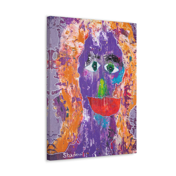 Print, Abstract Art, Folk Art, Painting, Canvas Print, Art Print, Canvas Gallery Wraps, "The Care Taker"