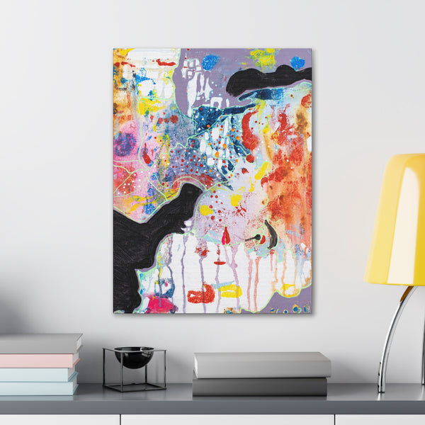 Print, Abstract Art, Folk Art, Painting, Canvas Print, Art Print, Canvas Gallery Wraps