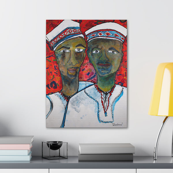 Print, Abstract Art, Folk Art, Painting, Canvas Print, Art Print, Canvas Gallery Wraps, "Resolution"