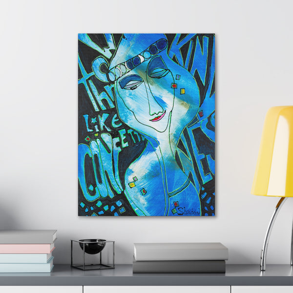 Print, Abstract Art, Folk Art, Painting, Canvas Print, Art Print, Canvas Gallery Wraps, "Confetti"