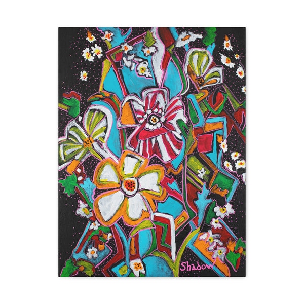 Print, Abstract Art, Folk Art, Painting, Canvas Print, Art Print, Canvas Gallery Wraps, "Mother's Day"