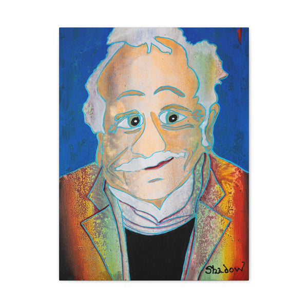 Print, Abstract Art, Folk Art, Painting, Canvas Print, Art Print, Canvas Gallery Wraps, "Moshe"