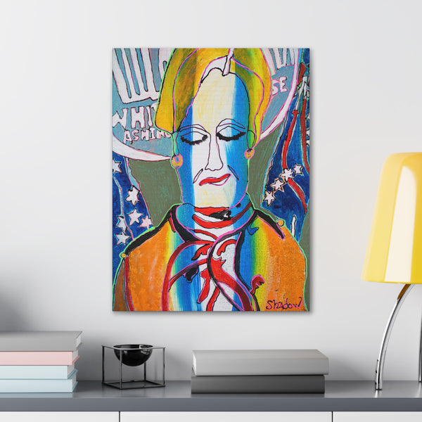 Print, Abstract Art, Folk Art, Painting, Canvas Print, Art Print, Canvas Gallery Wraps, "Deborah"
