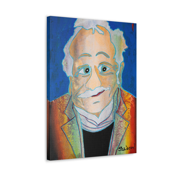 Print, Abstract Art, Folk Art, Painting, Canvas Print, Art Print, Canvas Gallery Wraps, "Moshe"