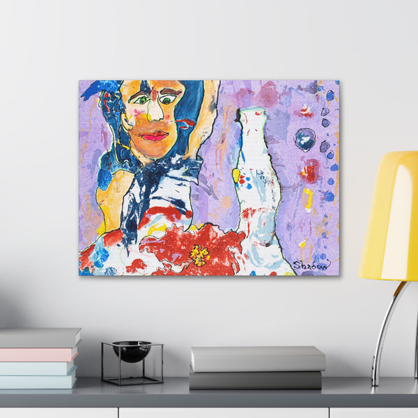 Print, Abstract Art, Folk Art, Painting, Canvas Print, Art Print, Canvas Gallery Wraps, "The World of Coca-Cola"