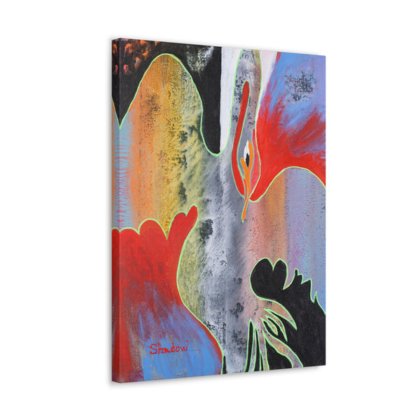 Print, Abstract Art, Folk Art, Painting, Canvas Print, Art Print, Canvas Gallery Wraps