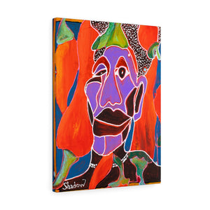 Canvas Gallery Wrap, Portrait, Abstract Art, Folk Art