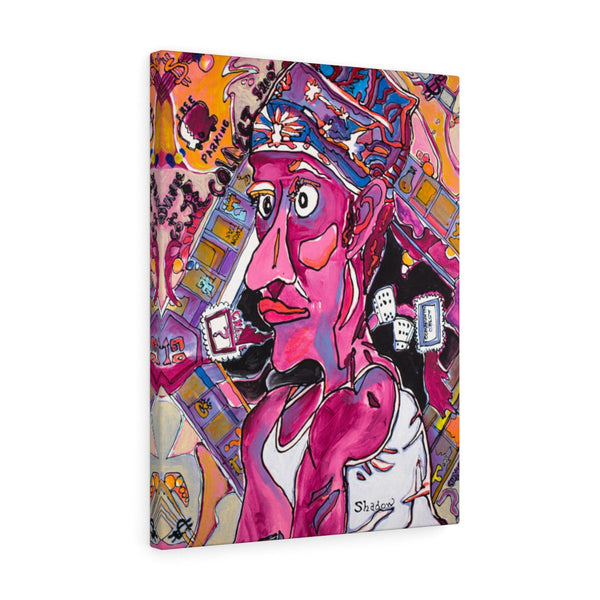 Print, Abstract Art, Folk Art, Painting, Canvas Print, Art Print, Canvas Gallery Wraps, "Get Out of Jail Free"