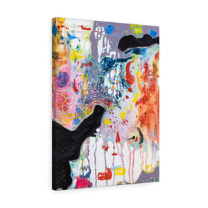 Canvas Gallery Wrap, Abstract Art, Folk Art,