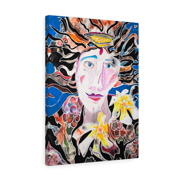Print, Abstract Art, Folk Art, Painting, Canvas Print, Art Print, Canvas Gallery Wraps, "My Beautiful Sister"