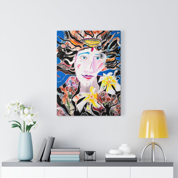 Print, Abstract Art, Folk Art, Painting, Canvas Print, Art Print, Canvas Gallery Wraps, "My Beautiful Sister"