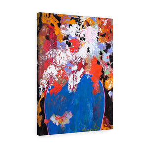 Bouquet, Canvas Gallery Wrap, Abstract Art, Folk Art