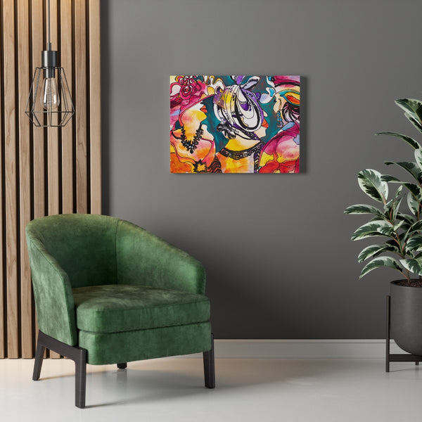 Print, Abstract Art, Folk Art, Painting, Canvas Print, Art Print, Canvas Gallery Wraps